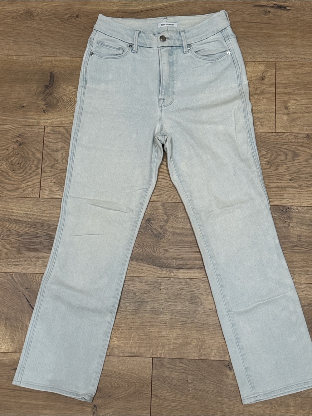 Good American Light Blue Denim Jeans, good curve size 28 (6)